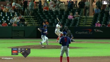 Jordan Sanchez homers (5) on a fly ball to right field.