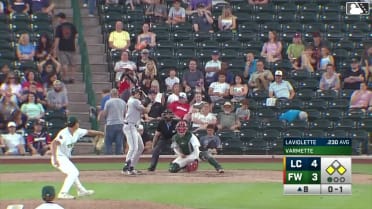 Jace LaViolette singles on a ground ball to right fielder Jake Cunningham. Tommy Hawke scores. Dean Curley to 3rd.