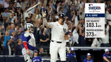Aaron Judge pega jonrón de 103.1 mph