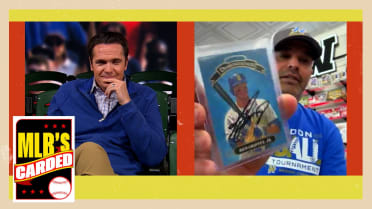 Greg Amsinger sits with the King of the Diamond Kings