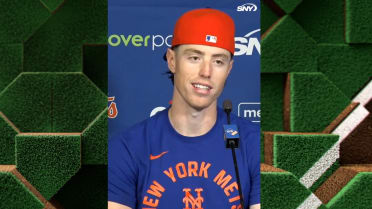 Brett Baty on adjusting to playing first base