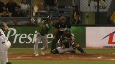 José Tena's two-run single