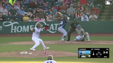 Jackson Strong homers (2) on a fly ball to left center field.
