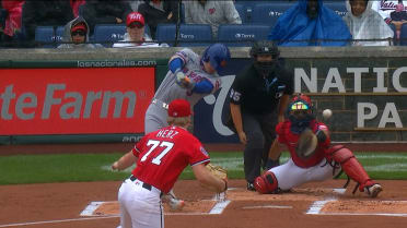 Carson Benge's RBI single