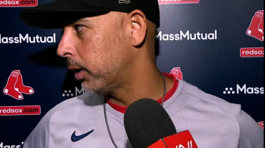 Alex Cora on the Red Sox's 7-2 loss