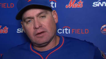 Carlos Mendoza on Freddy Peralta's start, 15-3 loss