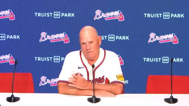 Brian Snitker on the offense in the Braves' 4-2 win