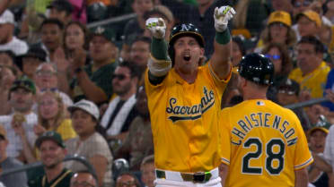 Jeff McNeil is safe at first after challenge