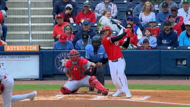Brady House's RBI double