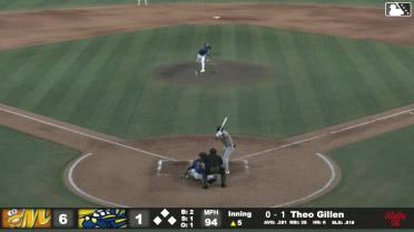Rays No. 1 Theo Gillen's solo home run