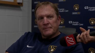 Pat Murphy discusses the Brewers' 2-1 loss