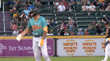 Wehiwa Aloy collects three doubles, four hits