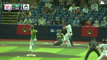 John Gil singles on a line drive to center fielder Brian Sanchez. Colby Jones scores. Colin Burgess scores. Tate Southisene to 3rd.