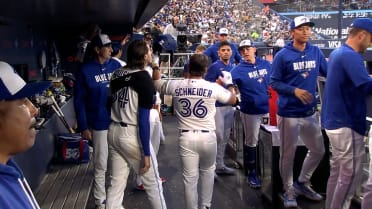 Davis Schneider's sacrifice fly
