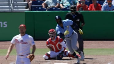 Yandy Díaz's bases-clearing double 