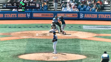 Angel Feliz singles on a line drive to second baseman Jamari Baylor. Ronny Cruz scores. Yeremy Cabrera to 3rd.