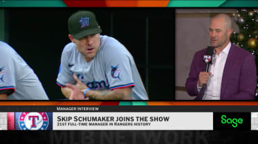 Skip Schumaker talks new role with Rangers