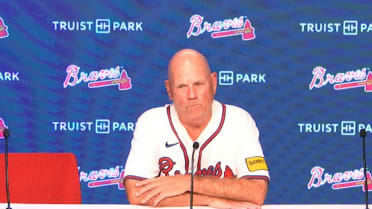 Brian Snitker discusses the Braves' 4-1 loss