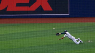 Chandler Simpson's headfirst diving catch