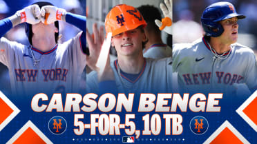 Carson Benge's historic five-hit game