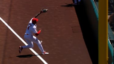 Samuel Basallo's foul ball stands after review