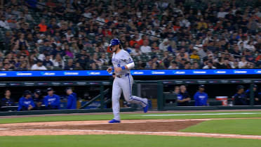 Vinnie Pasquantino scores on walk