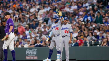 Miguel Rojas' 1,000th career hit