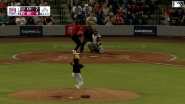 Bo Davidson homers (9) on a fly ball to left center field.