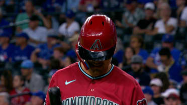 Corbin Carroll exits game with back injury