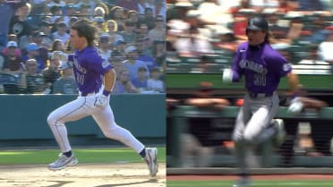 Jake McCarthy's two leadoff inside-the-park homers