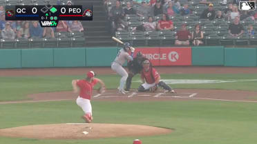 Blake Mitchell homers (20) on a fly ball to left center field.