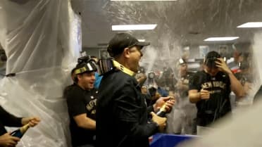 Aaron Boone's series-clinching clubhouse speech 