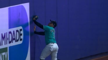 Hernández hace una difícil atrapada
