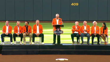 Alan Ashby, Phil Garner are inducted into Astros HOF