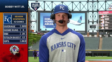 Bobby Witt Jr. discusses AL Player of the Week honors