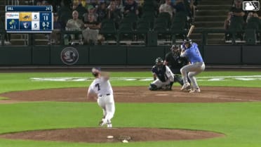 Luke Hill singles on a line drive to right fielder DJ Gladney. Aaron Walton scores. Dean Curley to 3rd.