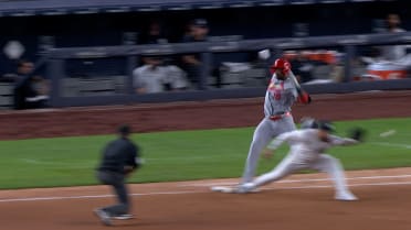 Jordan Walker called safe at first after challenge