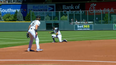 Ezequiel Tovar's nifty pick at shortstop