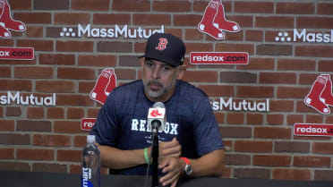 Alex Cora on the loss, Devers' upcoming MRI