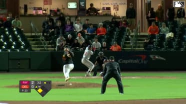 Anthony Huezo singles on a sharp line drive to right fielder Raylin Ramos. German Ramirez scores.