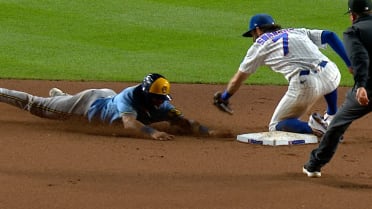 David Hamilton steals 2nd after challenge upheld