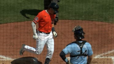John Peck's two-run homer