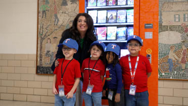 Rangers donate book vending machine to Natha Howell