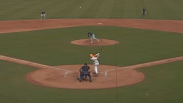 Blake Burke's solo home run 