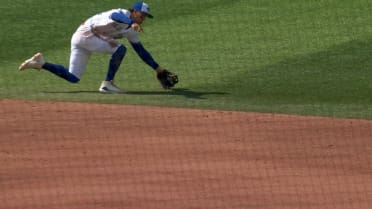 Ernie Clement's sliding grab