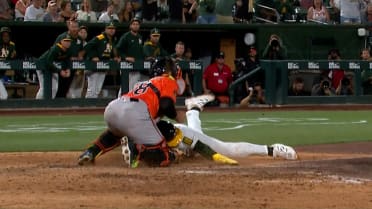 Orioles execute perfect relay after review