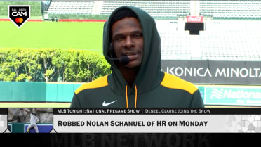 Denzel Clarke on his incredible catch, journey to MLB