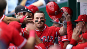 Mike Trout's two-run homer (9)