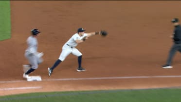 Kerry Carpenter reaches on error after review