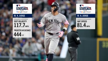 Aaron Judge hammers 444-foot home run